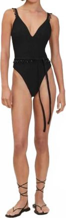 Devon Windsor Dakota Full Piece Bikini In Black