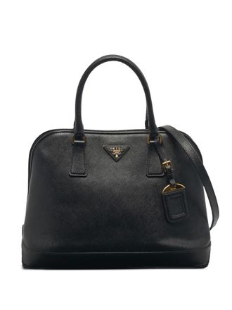 Prada Promenade leather tote bag - Black