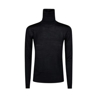Max Mara Trui met col - Dames - Truien - Zwart - Maat: XS