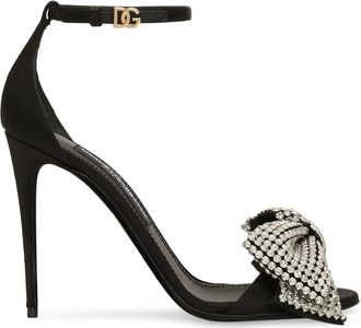 Dolce & Gabbana Sandals With 105mm Rhinestones