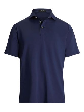 Ralph Lauren short-sleeve polo shirt - men - Recycled Polyester/Elastane - S - Blue