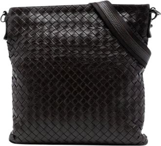 Bottega Veneta Borsa a tracolla in pelle intrecciata Pre-owned - - Pre-owned - Donna - Marrone - ONE SIZE