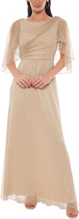 OLEG CASSINI Solid Maxi Dress