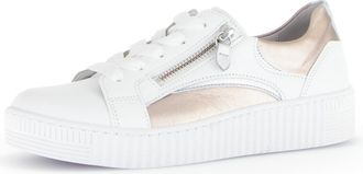 Gabor Womens Low-Top Trainers, Womens Low Shoes, White 21, 7.5 UK