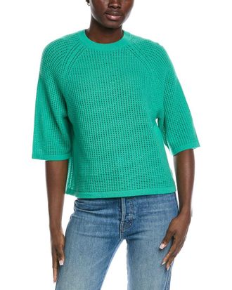 Autumn Cashmere Mesh Cashmere Sweater