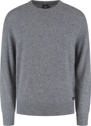 Wahts Mens Knitwear, TargetGroup:Men Mid Grey Melange / XXL