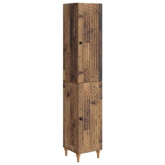 vidaXL Juego De Armarios 2 Uds. Madera Envejecida Madera De Ingenier&iacute;a Vidaxl