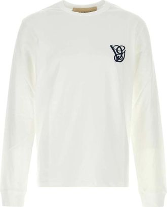 Valentino Garavani Long Sleeve Tops - Heren - Longsleeves - Wit - XL - Tops
