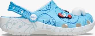 Crocs Mens Crocs 210820-90H SMURFS CLASSIC Unisex Clogs Multi - Size: 11