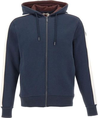 Colmar Zip-through Sweatshirt - Heren - Sportshirts - Blauw - L - Katoen - Fitness