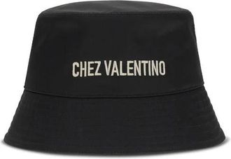 Valentino Garavani Chez Valentino Bucket Hat - Heren - Accessoires - Zwart - Maat: 58 CM Katoen