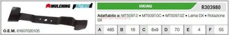 Viking Cuchilla De Tractor Cortac&eacute;sped Mt5097.0 Mt5097.0c R303980
