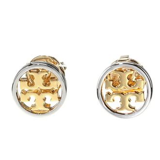 Tory Burch Accessoires, Dames, Geel, ONE Size, Icon Stud Oorbellen