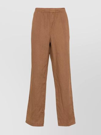 Aspesi linen wide-leg trousers