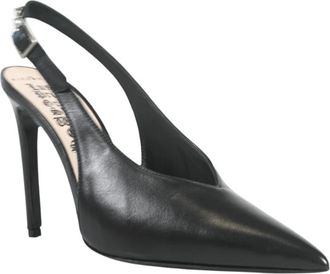 John Richmond Pointed Slingback Pump - Dames - Pumps - Zwart - 40 EU - Schoenen