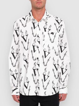 Volcom Fergadelic Woven Hemd weiss