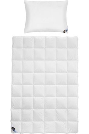 Billerbeck Bettenset Feelings, Wei&szlig;, Textil, F&uuml;llung: Faserb&auml;llchen, 135x200 cm, f&uuml;r Hausstauballergiker geeignet, feuchtigkeitsregulierend, weich und anschmiegs