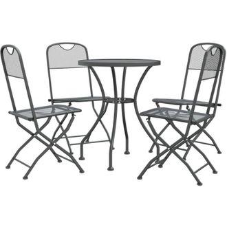 vidaXL Furniture Limited - Set De Comedor De Jard&iacute;n 5 Pzas Malla Metal