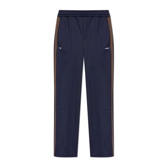 Puma Wide Trousers, male, Blue, Size: S T7 Track Pants