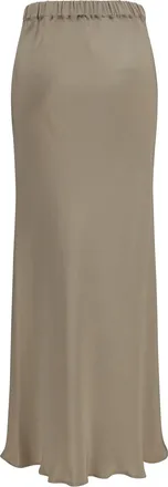 Max Mara Womens Skirt Sospiro Silk Stone