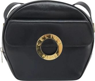 Celine Pre-owned Cross Body Bags, female, Black, Size: ONE SIZE Pre-owned Vintage Crossbody Bag