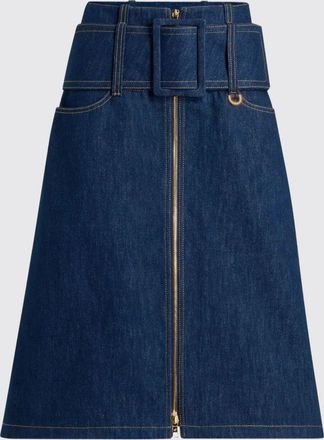 Patou Gonna midi in denim Patou