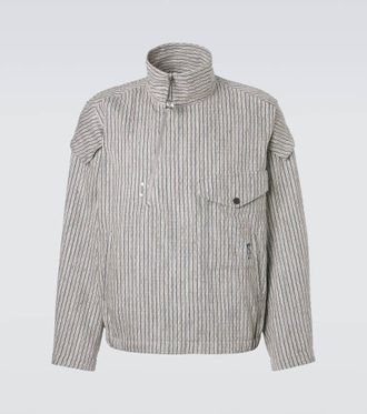 Kiko Kostadinov Farkas cotton and linen-blend jacket