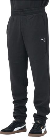 Puma Puma, Broeken, Heren, Zwart, L, Katoen, Zwarte Sportieve Tech Broek