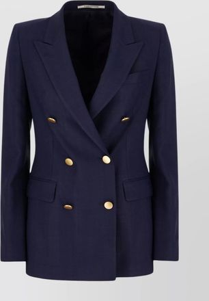 Tagliatore midnight blue viscose blend jacket