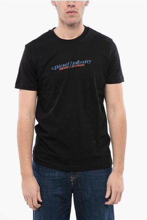 Diesel Cotton T-DIEGOR NEW INDUSTRIES Crew-neck T-shirt with Emboss size 3xl