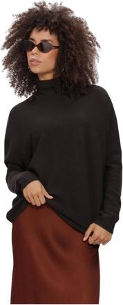 Drykorn Truien & Vesten, Dames, Zwart, XL, Wol, Liora Turtleneck