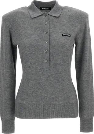 Rotate Rotate Birger Christensen, Donna, Maglie, Grigio, XS, new
