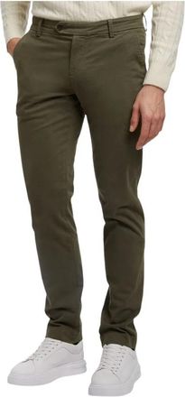 Brooks Brothers Stretch Katoen Chino - Heren - Chinos - Groen - W40 - Katoen - Broeken
