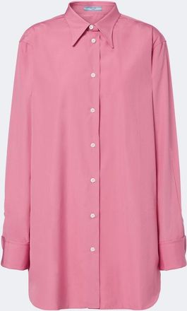 Prada Camicia in popeline di cotone oversize