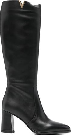 Albano Stivali con zip - Nero