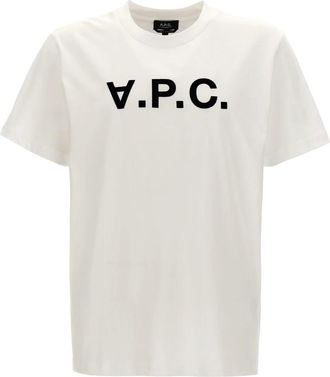 A.P.C. A.p.c., Heren, Tops, Wit, Maat: S Katoen