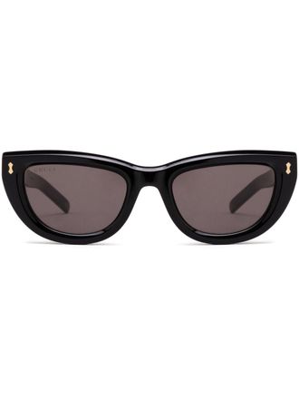 Gucci Zonnebril met logoprint - Zwart