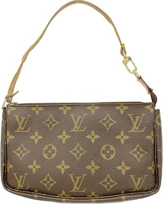 Louis Vuitton Brown Pouch (Pre-Owned)