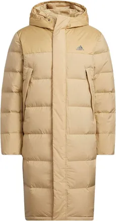 adidas Duck Down Long Jacket Tan HZ2599
