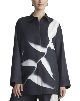 Lafayette 148 New York Boyfriend Oversized Shirt