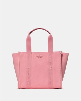 Kate Spade New York Womens Kip Canvas Small Tote - Pink - One Size