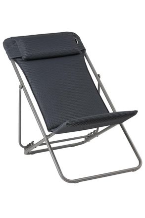Lafuma Mobilier Lafuma Mobilier - Maxi Transat + Bec Lafuma Lfm5175 Tumbona Gris Oscuro