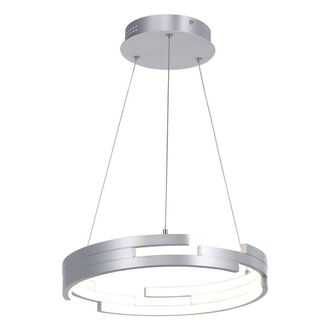 Netlighting Modern LED Hanging Pendant Silver Oxidized 3000K 3360lm Dimmable
