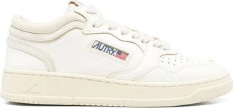 Autry Med-Way Mid - Dames - Sneakers - Wit - 37 EU - Leer - Schoenen