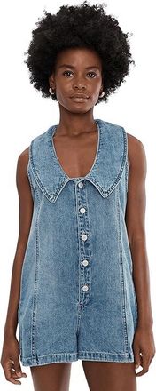 Free People We The Free Dover Playsuit Womens Shorts Candy : MD (Womens 8-10) 3, Cotton/Denim
