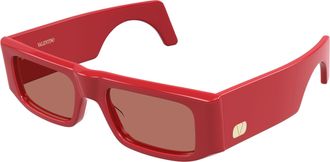 Valentino Red Vg0005s Oversized Square Sunglasses