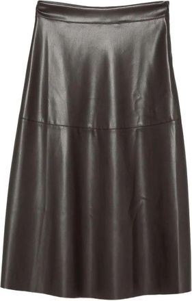 Alpha Studio Faux Leather Skirt