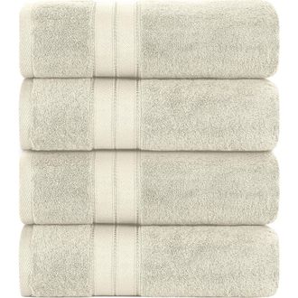 Modern Threads SpunLoft(TM) Bath Sheet - 35 x 66 - Pack of 4 in Sand at Nordstrom Rack