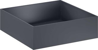 vidaXL Macetero De Jard&iacute;n Gris Antracita 100 X 100 X 30 Cm Vidaxl