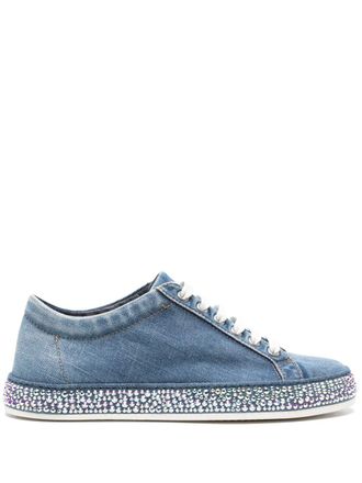 Le Silla Sneakers Andrea con decorazione - Blu